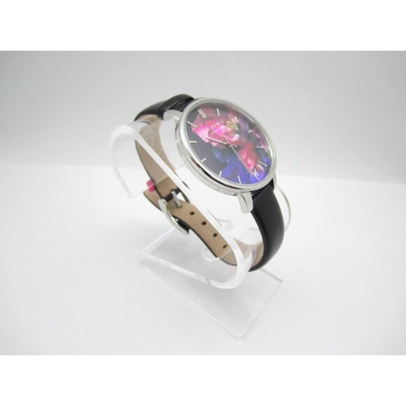 Women Ted Baker Floral Quartz WR Analog 37mm Round Watch (H995) "New Battery" - Picture 5 of 10